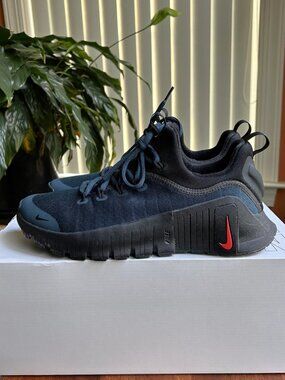 New NIKE FREE METCON 6 CUSTOM Women's Workout Shoes, Sneakers Blue, Black